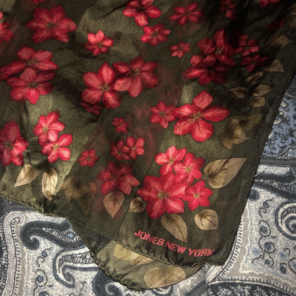 Jones New York Floral Scarf